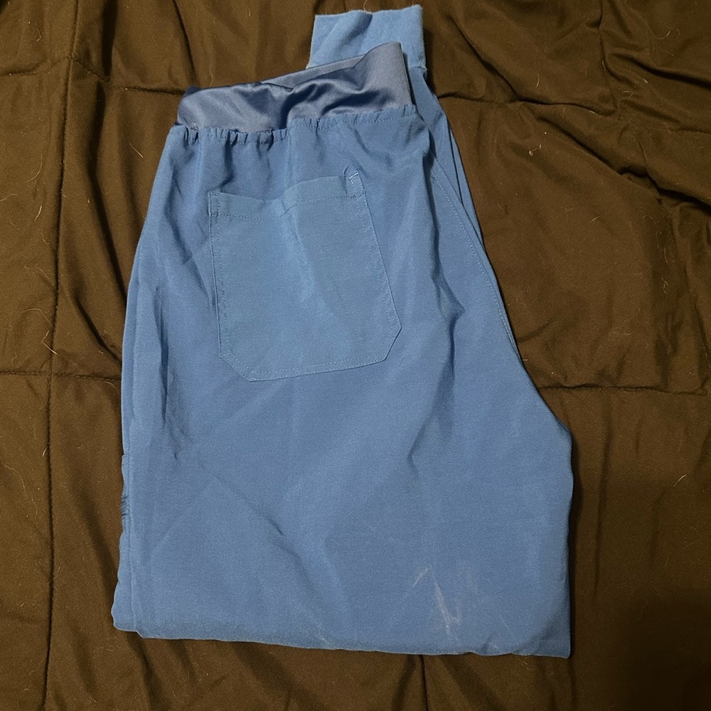 Royal blue scrub pants